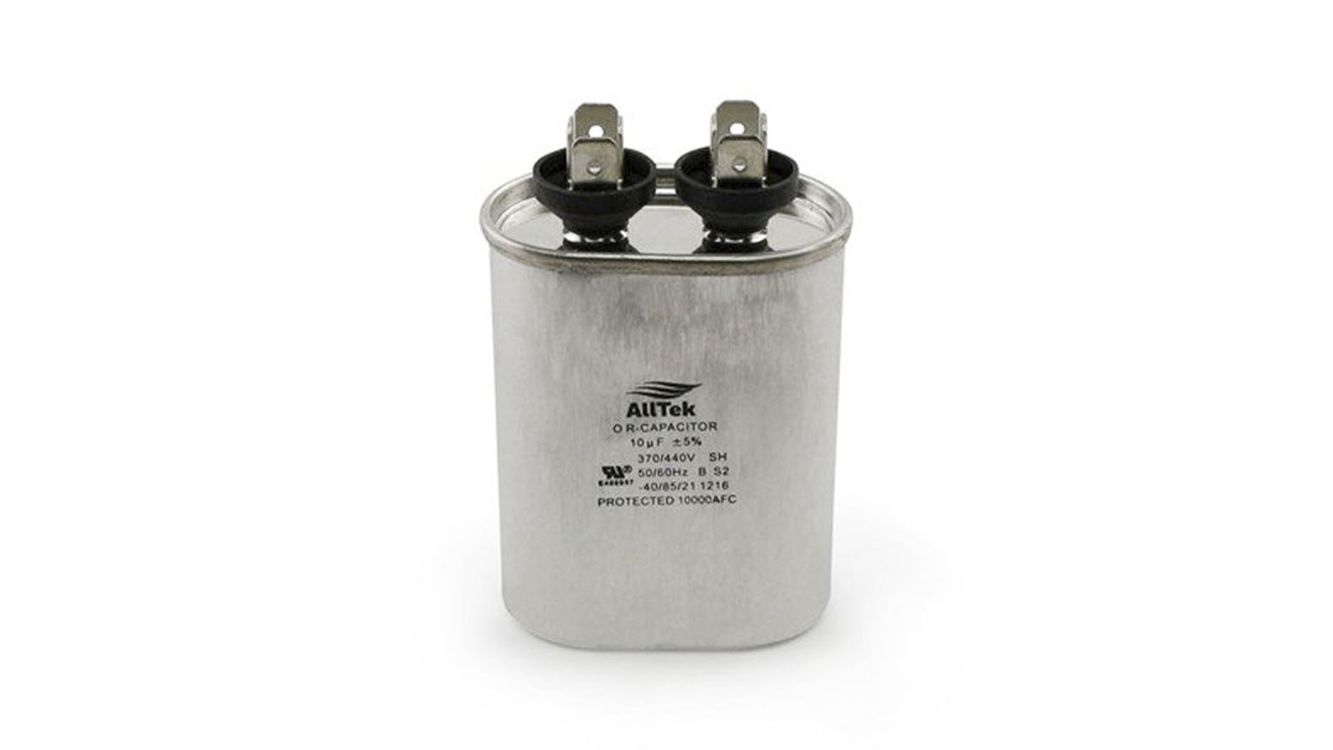 Alltek 10uf 370-440V HVAC Oval Run Capacitor