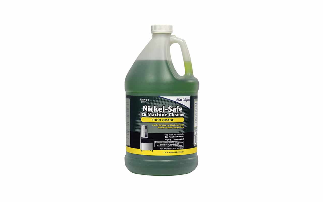 Nu-Calgon 428734 Nickel-Safe IMC Ice Machine Cleaner, 16 fl oz, Green